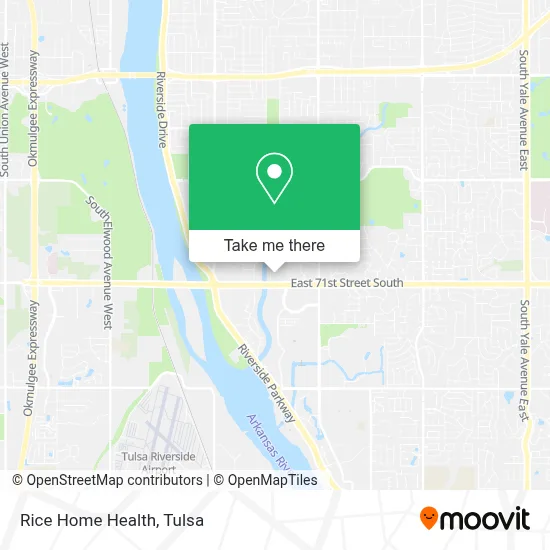 Rice Home Health map
