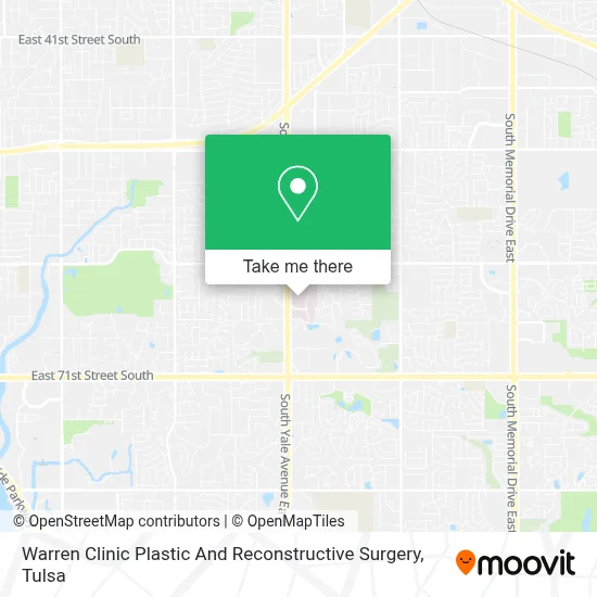 Warren Clinic Plastic And Reconstructive Surgery map
