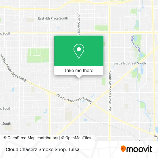 Cloud Chaserz Smoke Shop map