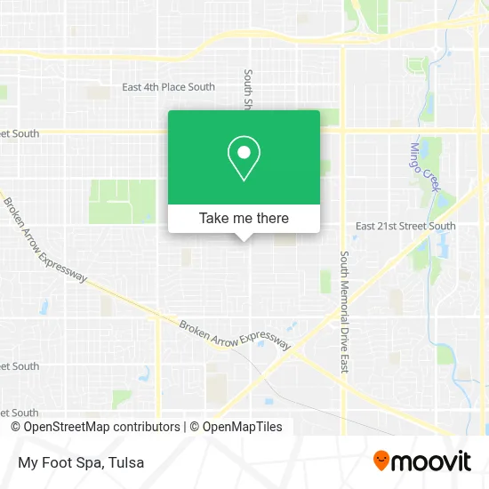 My Foot Spa map
