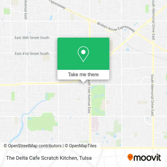 The Delta Cafe Scratch Kitchen map