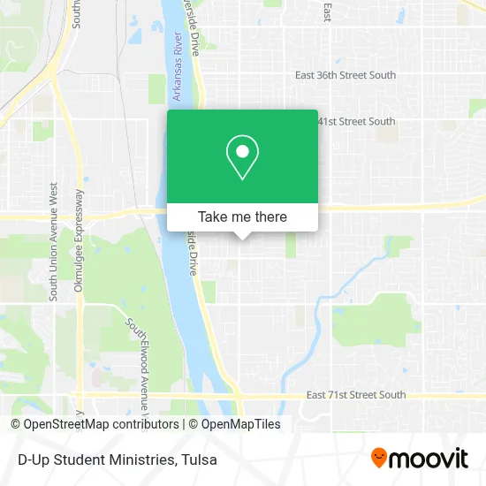D-Up Student Ministries map
