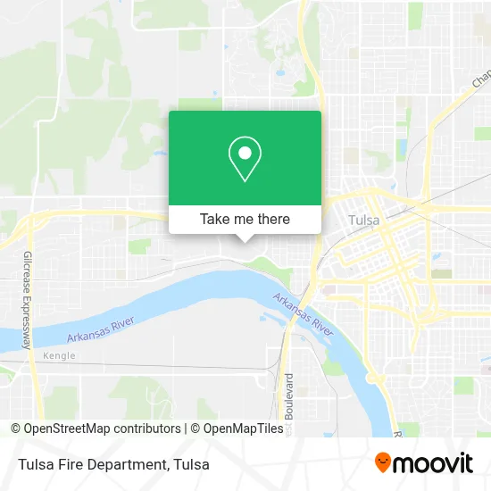 Tulsa Fire Department map