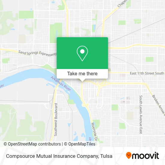 Compsource Mutual Insurance Company map