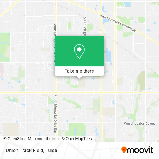 Union Track Field map