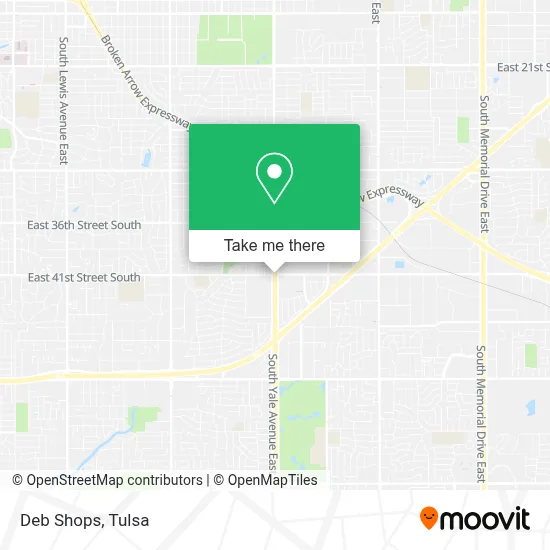 Deb Shops map