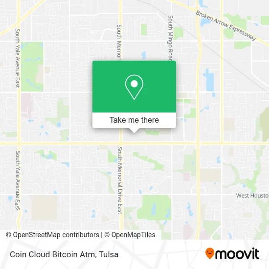 Coin Cloud Bitcoin Atm map