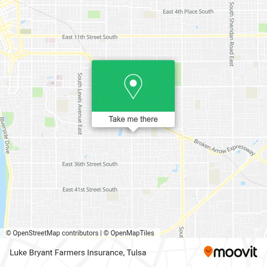 Luke Bryant Farmers Insurance map