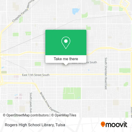 Rogers High School Library map