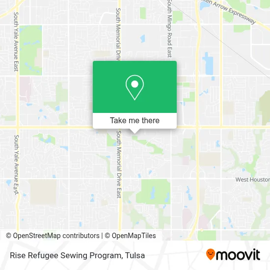 Rise Refugee Sewing Program map