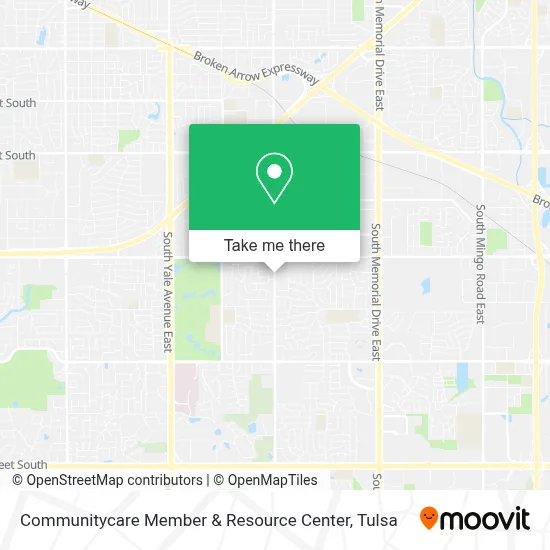 Communitycare Member & Resource Center map