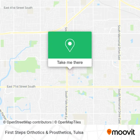 First Steps Orthotics & Prosthetics map