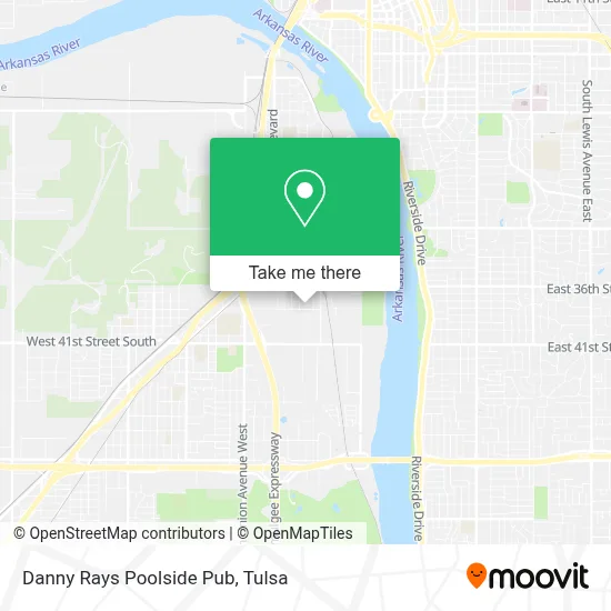 Danny Rays Poolside Pub map