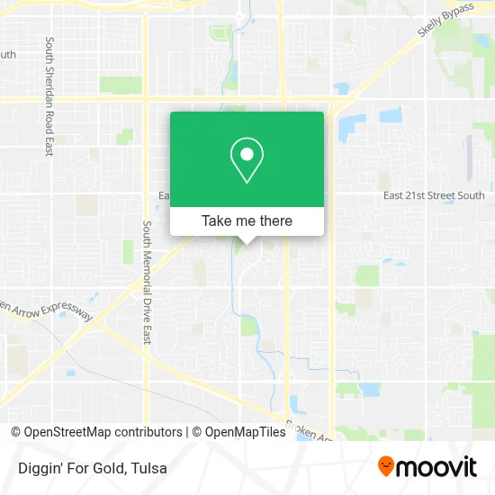 Diggin' For Gold map