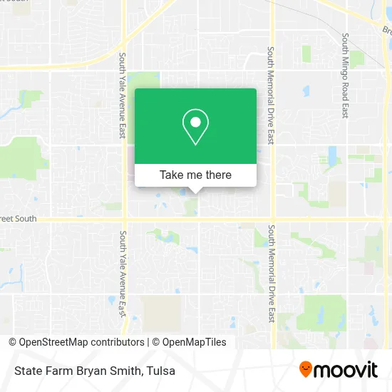 State Farm Bryan Smith map