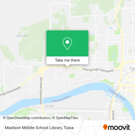 Madison Middle School Library map