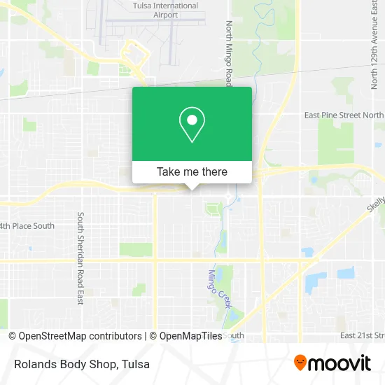 Rolands Body Shop map