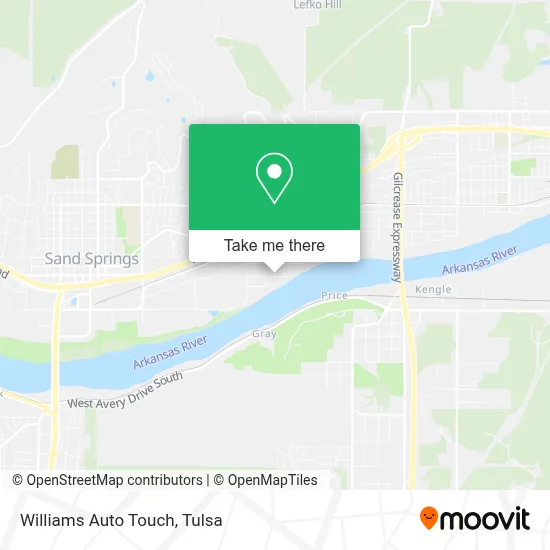 Williams Auto Touch map