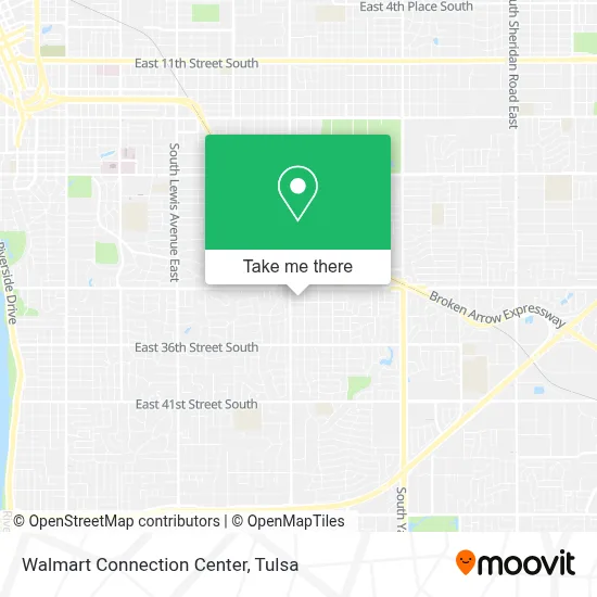Walmart Connection Center map
