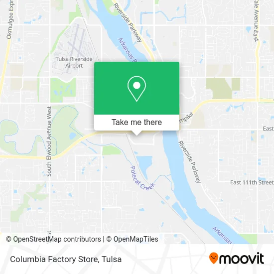 Columbia Factory Store map