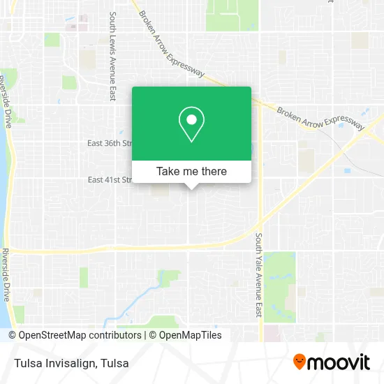 Tulsa Invisalign map