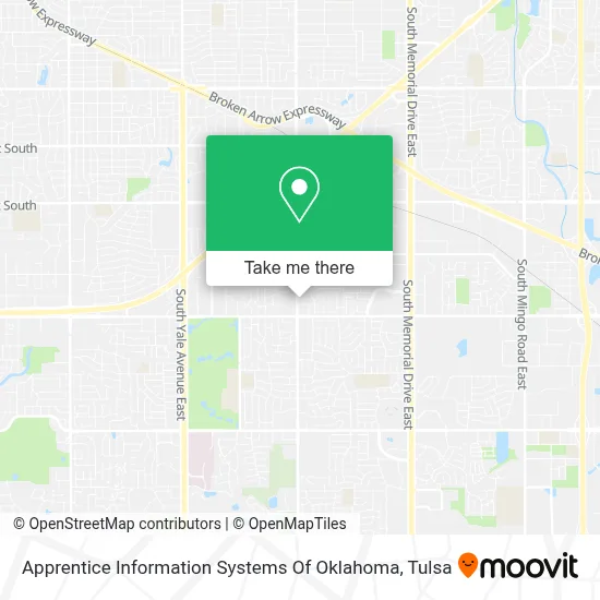 Apprentice Information Systems Of Oklahoma map