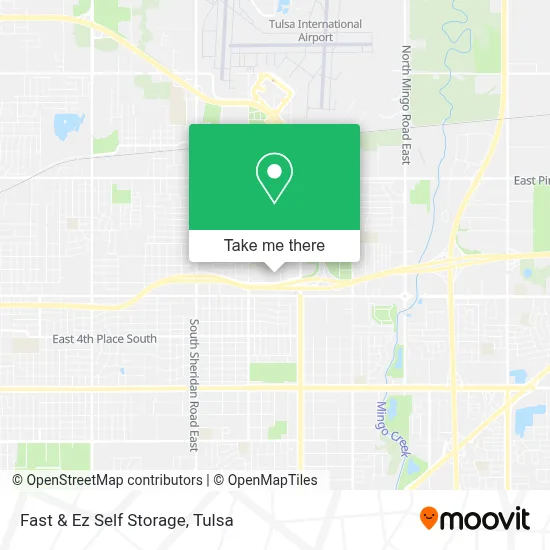 Fast & Ez Self Storage map