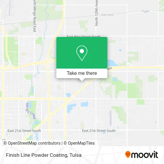 Finish Line Powder Coating map