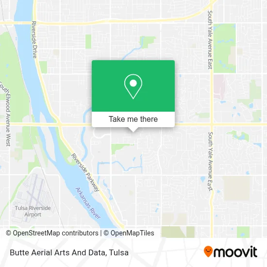 Butte Aerial Arts And Data map