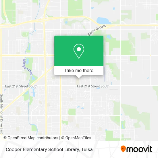 Cooper Elementary School Library map