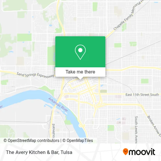 The Avery Kitchen & Bar map