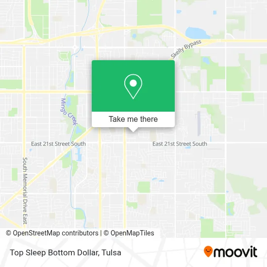 Top Sleep Bottom Dollar map