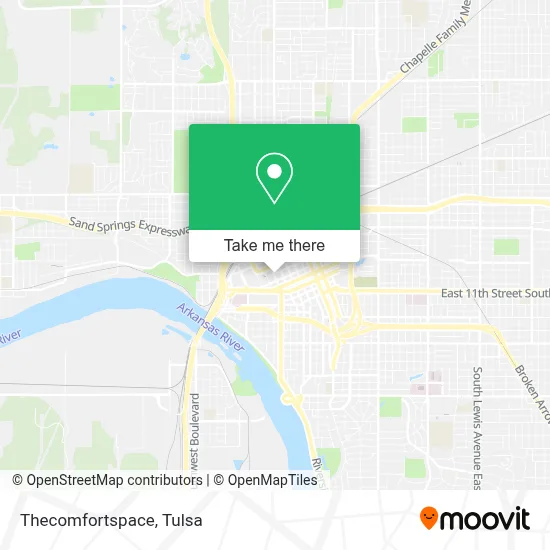 Thecomfortspace map