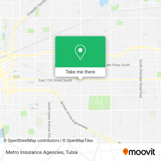 Metro Insurance Agencies map
