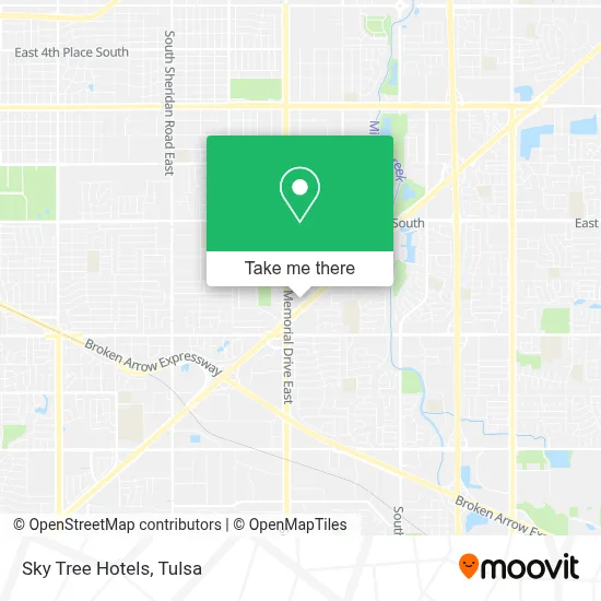 Sky Tree Hotels map