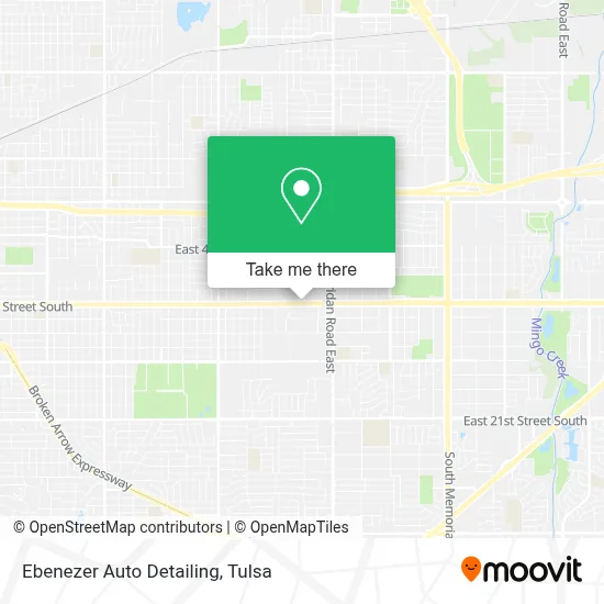 Ebenezer Auto Detailing map