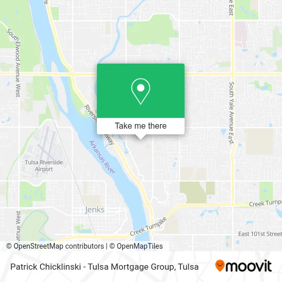 Patrick Chicklinski - Tulsa Mortgage Group map