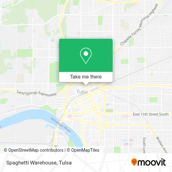 Spaghetti Warehouse map