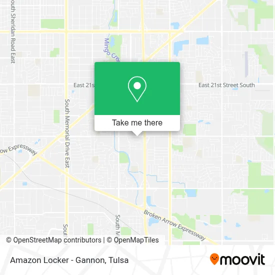 Amazon Locker - Gannon map