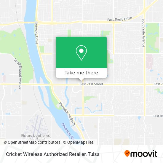 Mapa de Cricket Wireless Authorized Retailer