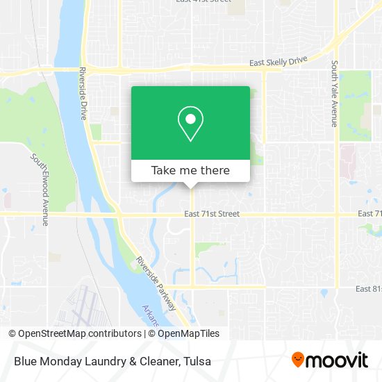 Blue Monday Laundry & Cleaner map