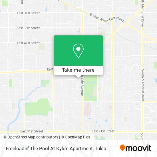 Freeloadin' The Pool At Kyle's Apartment map