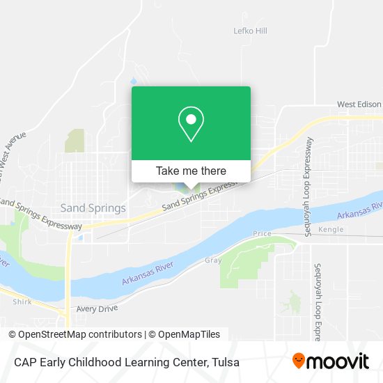 CAP Early Childhood Learning Center map