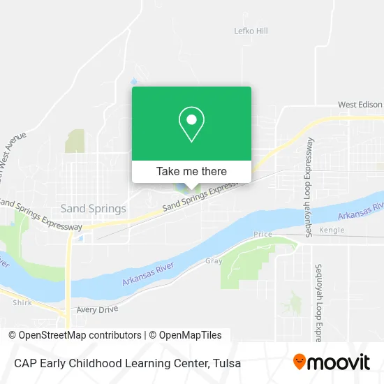 CAP Early Childhood Learning Center map
