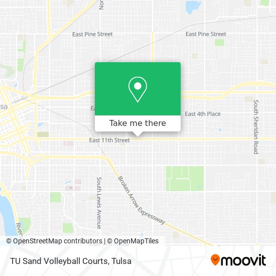 TU Sand Volleyball Courts map
