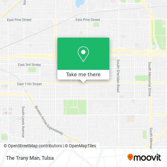 The Trany Man map