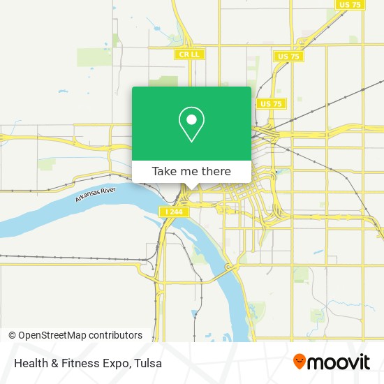 Health & Fitness Expo map