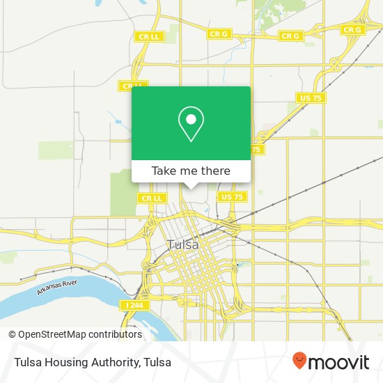 Mapa de Tulsa Housing Authority