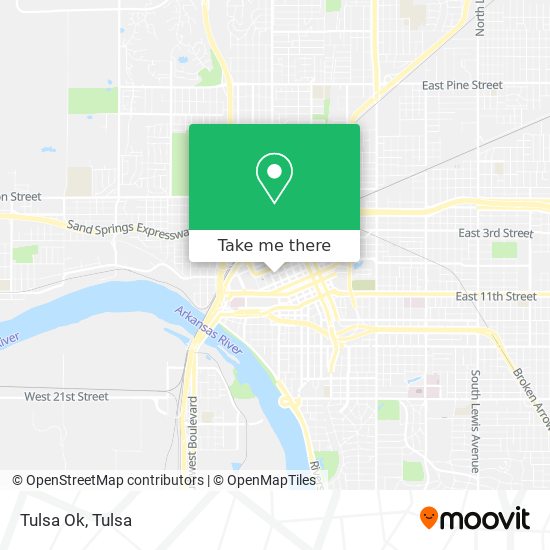Mapa de Tulsa Ok