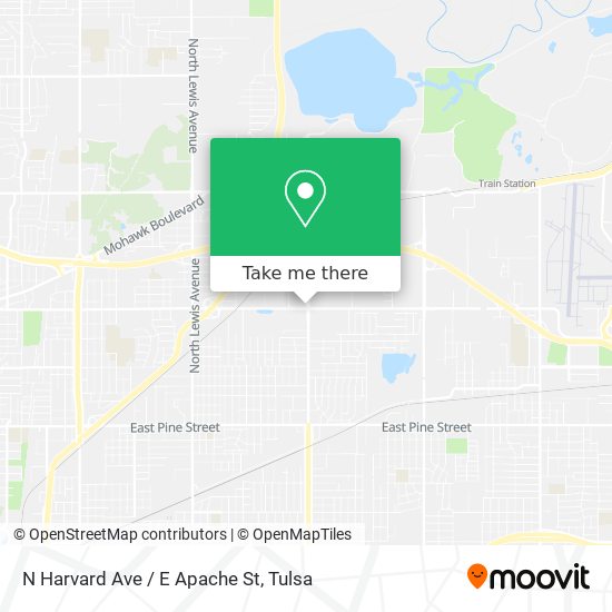 Mapa de N Harvard Ave / E Apache St